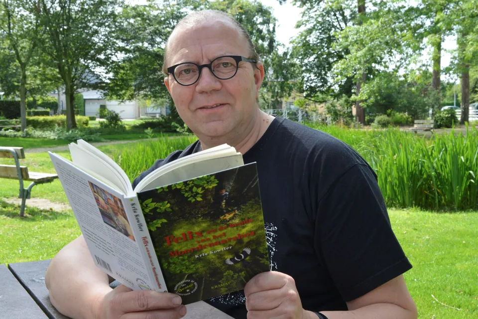 Kris Kowlier leest uit Felix en de bende van het Moordenaarsbos